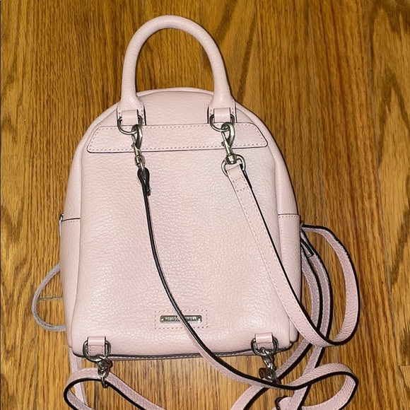 REBECCA MINKOFF MADISON SMALL BACKPACK PETAL PINK - Picture 7 of 11